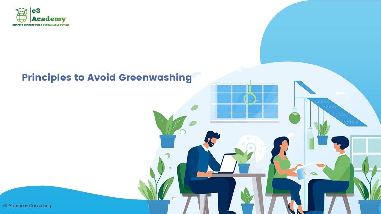 Principles to Avoid Greenwashing